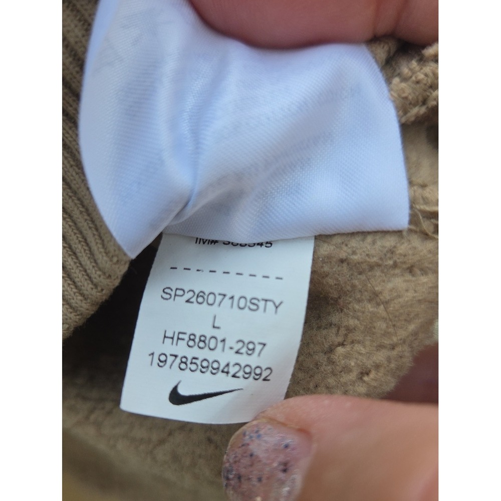 Nike SB Kids Easy On Parachute Beige Hoodie Large Sporty Athletic Swoosh Skater - Picture 7 of 8